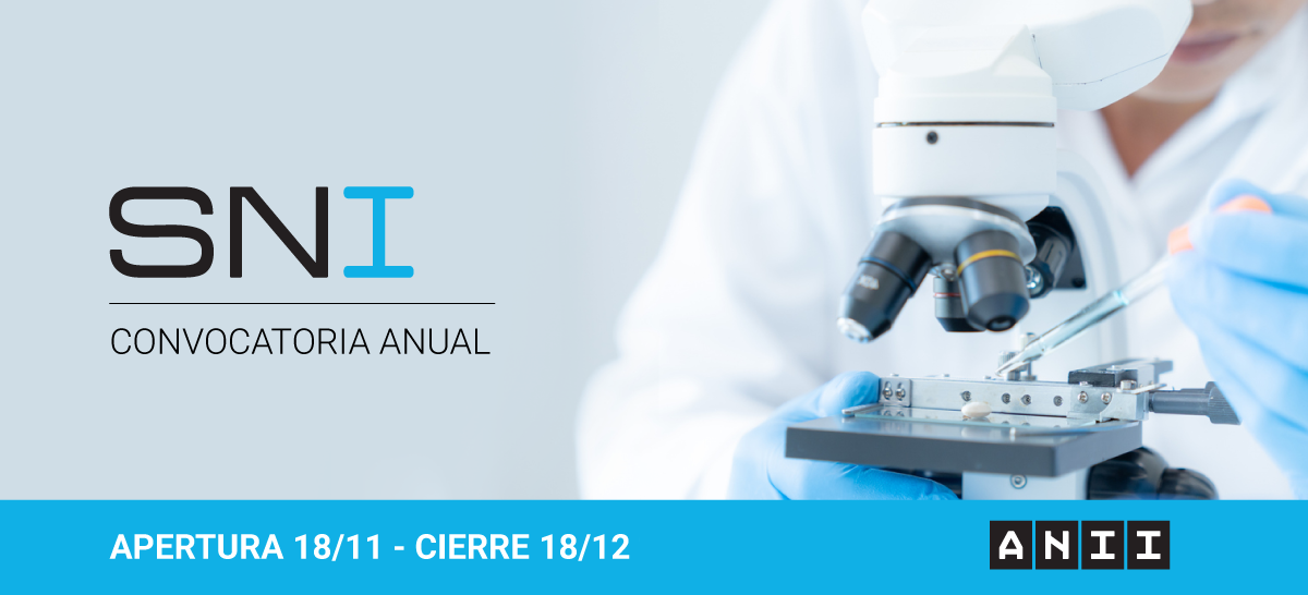 Sistema Nacional de Investigación: convocatoria anual